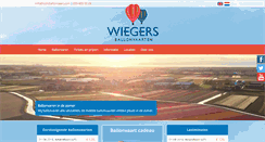 Desktop Screenshot of luchtballonvaart.com